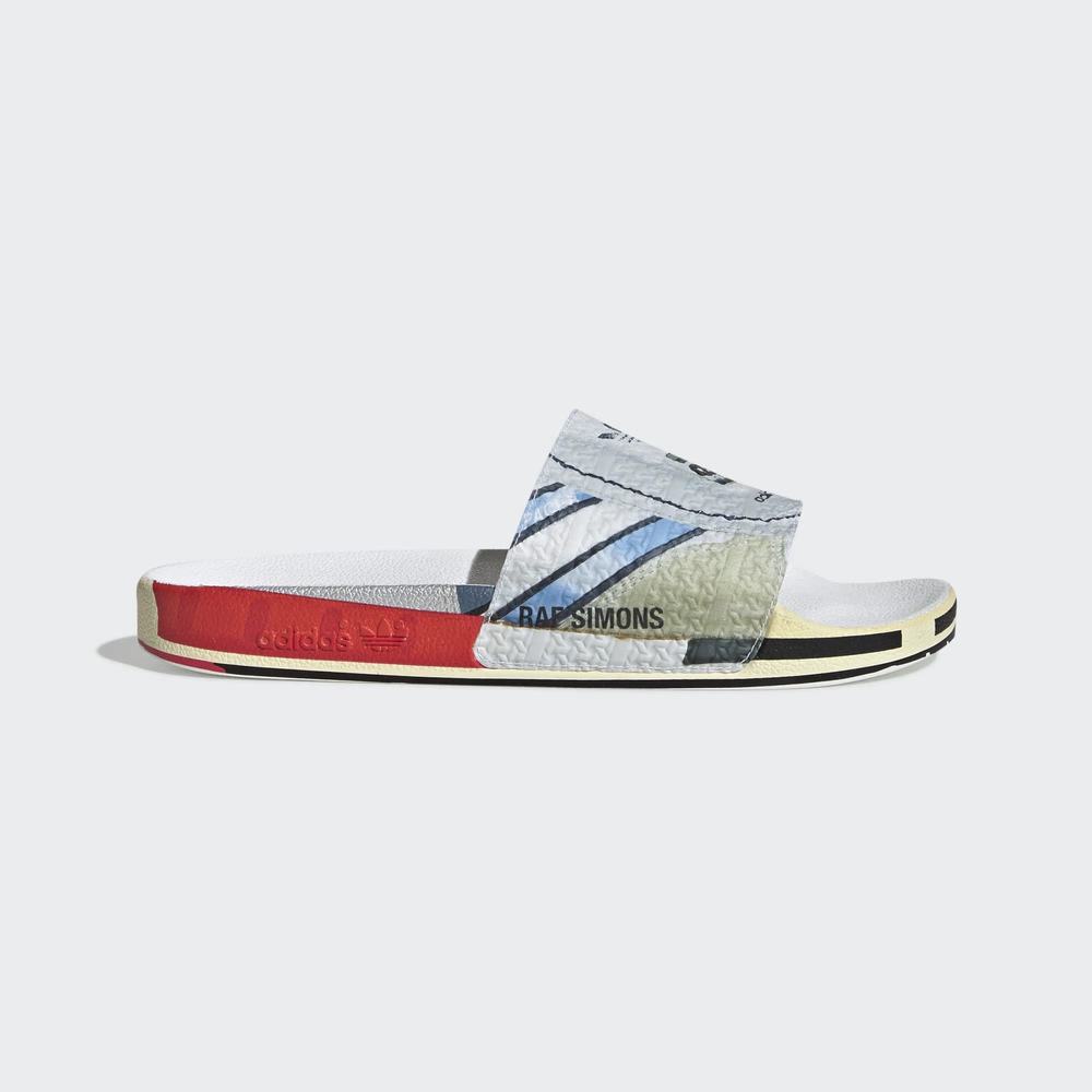 Adidas RS Micro Adilette Chanclas Plateados Para Hombre (MX-71233)